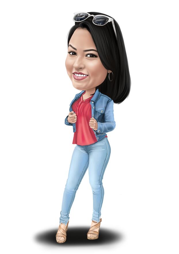 Digital Cartoon Full Body Colored Drawing vrogue.co