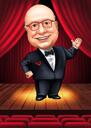 Funny Professions Caricature with Custom Background
