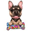 French Bulldog Cartoon