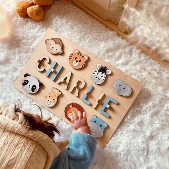 9. Personalized Name Puzzle for Kids-0