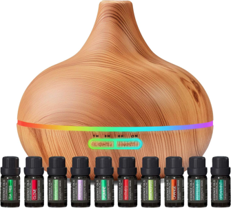 6. Ultieme aromatherapie-diffuser en etherische olieset-0