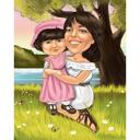 Mother’s Day Caricature from Photo