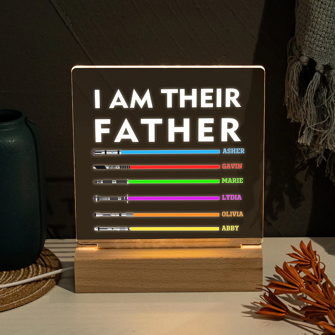 16. "Es esmu viņu tēvs" zīme - ideāli piemērota tiem, kas lepojas ar saviem bērniem.-0