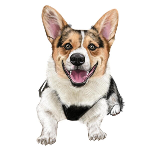 Corgi karikatuur