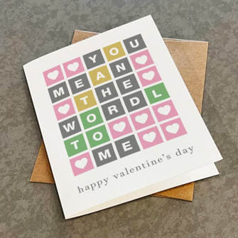 9. Happy Valentine's Day Wordle-kort-0