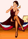 Cartoon from Photos - Pin Up Old Fashioned Style