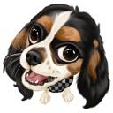 Cartoon Dog Portrait