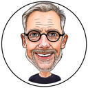 Logo d'avatar avec un cercle noir