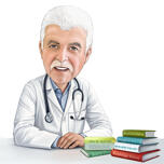 Caricature de médecin personnalisée