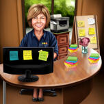 Desen portret manager
