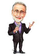Garden+Worker+Caricature+with+Custom+Background
