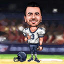 Rugby Caricature from Photo