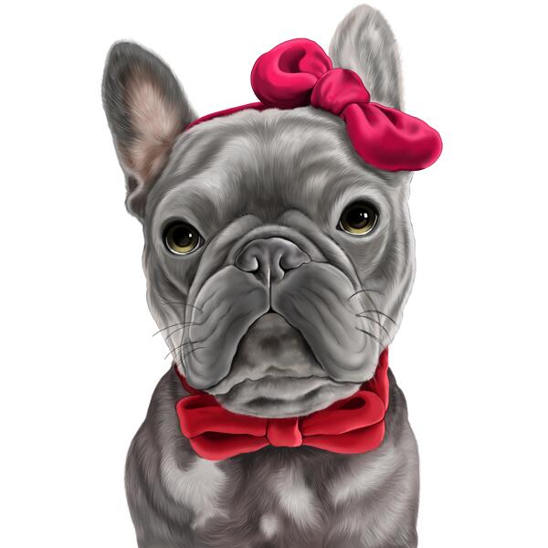 Französische Bulldogge Cartoon