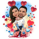 Valentine's Day Caricature