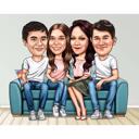 Custom Thanksgiving Family Group Portrait