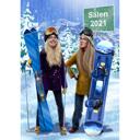 Custom Winter Ski Christmas Caricature