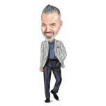 Personalized Business Man Caricature