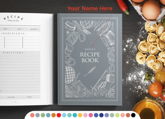 4. For the moms who are culinary wizards - A Personalized Recipe Book-0