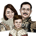 Perheen kuninkaallinen muotokuva
