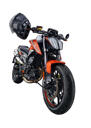 Aangepaste Harley-Davidson motorfiets cartoon