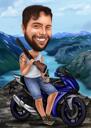 Desen caricatural Hunter – Cadou de Ziua Tatălui