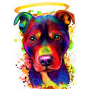 Staffordshire Terrier Hund Förlust Porträtt