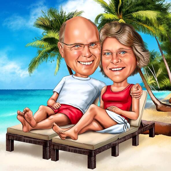 Vacation Caricature