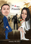 Wedding+Invitation+Caricature+Card