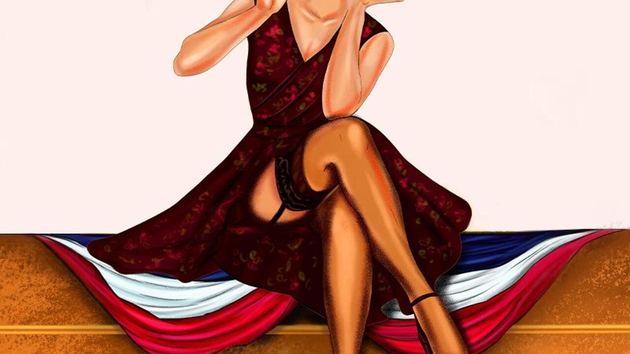 Pin Up Caricature: Получите персонализированный ретро-портрет  онлайн👗👠💄.............................