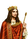 Printsi koomiksiportree joonistus