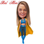 Caricature de maman super-héros