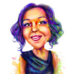 Watercolor Rainbow Portrait from Photos