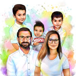 Akvareļu ģimenes portrets