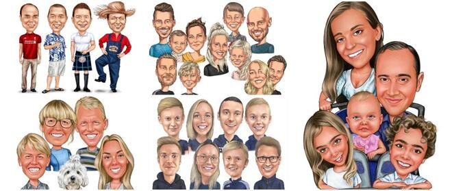 Group Caricatures