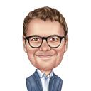 Custom Digital Caricature from Photo