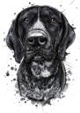 Pet Watercolour Natural Portrait