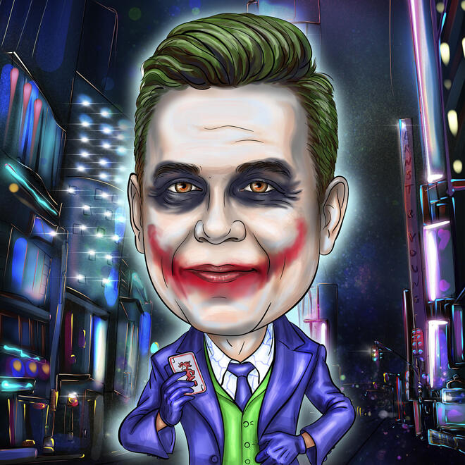 Joker-Karikatur