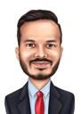Ettevõtte karikatuurid - eraldi töötajate karikatuur