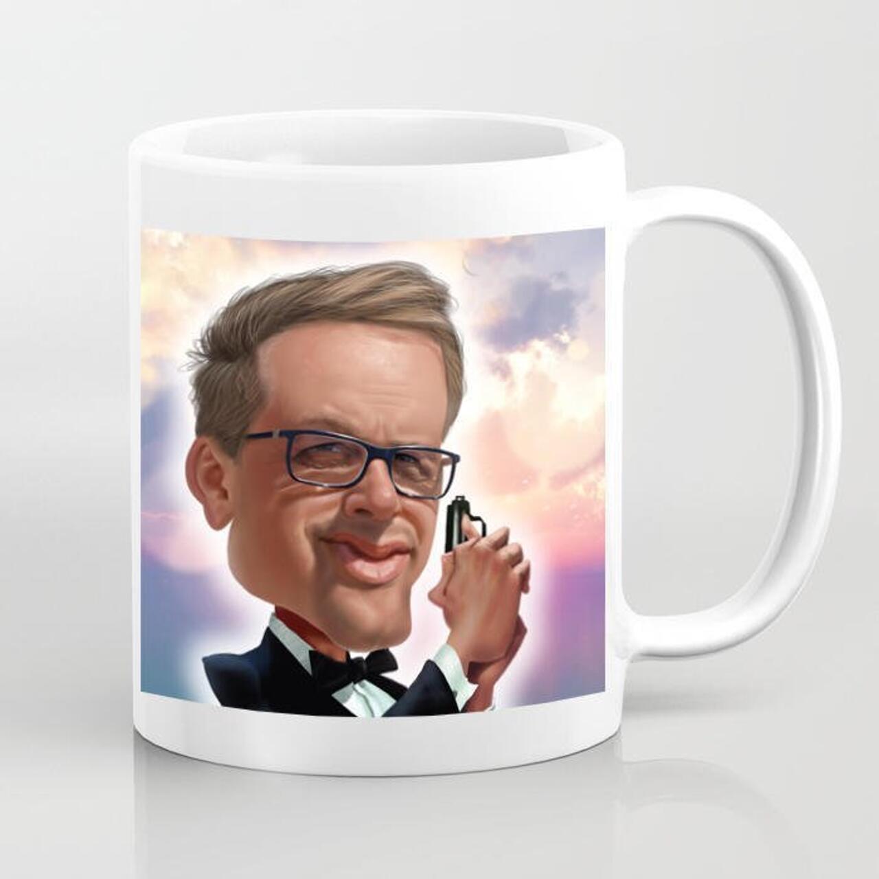 Custom Male Teacher Coffee Mug With Caricature From Photo, Personalized  Cartoon Mug for Men Teacher, Funny Male Teacher Gift Ideas 