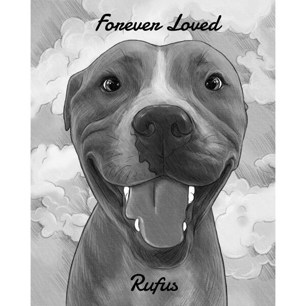 Forever Loved - Pamětní portrét psa