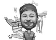 Dentist Caricature from Photos
