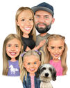 Köpekli Özel Grup Karikatürü