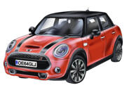 Renkli Mini Cooper Çizimi