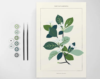 10. Kit botanique Coloready Tahitian Gardenia-0