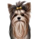 Yorkie Caricature