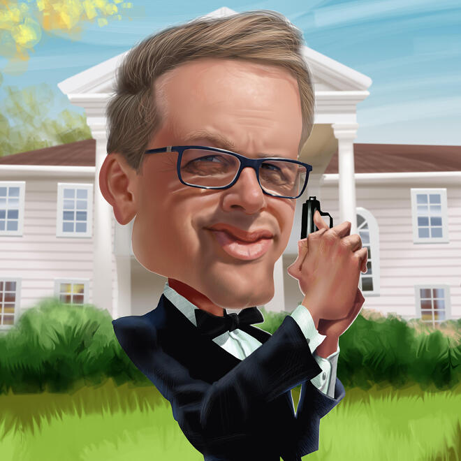 Caricatura di James Bond