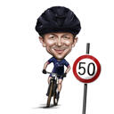 Custom Full Body High Exaggerated Caricature of Person