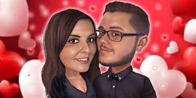 12 Caricature options any men would love for Valentines day gift