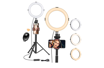 5. Top Pick for the Sister Aiming to Become an Influencer: Ring Light with Tripod Stand-0