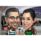 Couple Drinking Wine